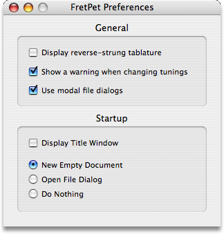 preferences